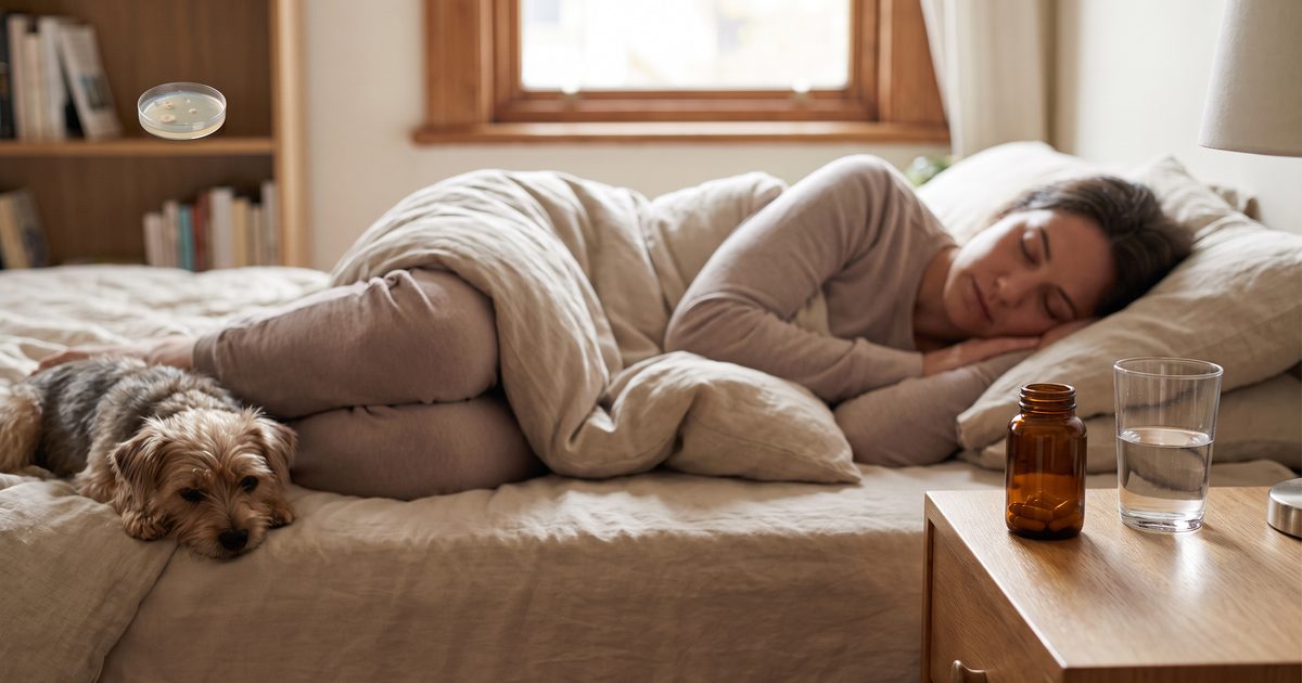 Fecal Transplant Pills Cut Nighttime Wakefulness From 79 Minutes to 17